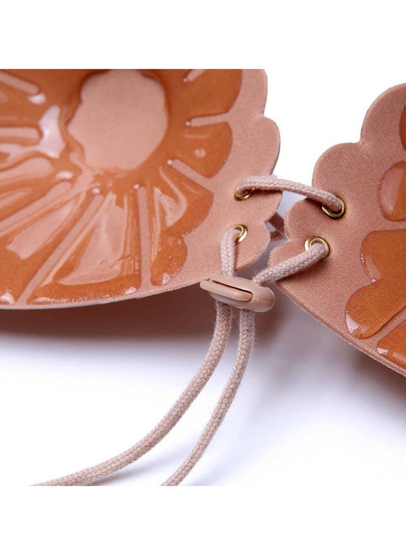 KASTWAVE Silicone Nipple Covers, Shell-shaped Nipple Cover, Invisible Bra Breast Adhesive Bra for Women Reusable Adhesive Invisible(1Pcs) - Image 4