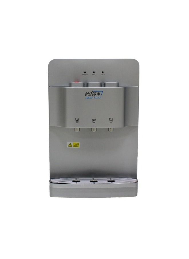 Brafco water cooler with internal tank 3 taps - silver - pzsku/Z9E0FDDCF7E0609310539Z/45/_/1684060841/54e66ed2-204b-4c87-b2ca-41878e18c648