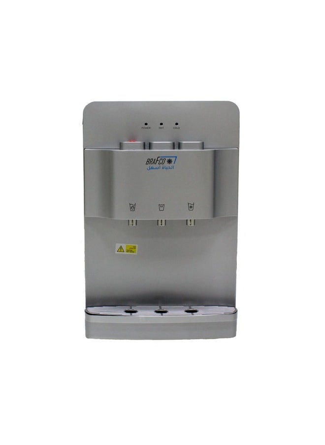 Brafco water cooler with internal tank 3 taps - silver - pzsku/Z9E0FDDCF7E0609310539Z/45/_/1733405144/cebeec59-d18e-4822-9521-ba4d84a40b1e