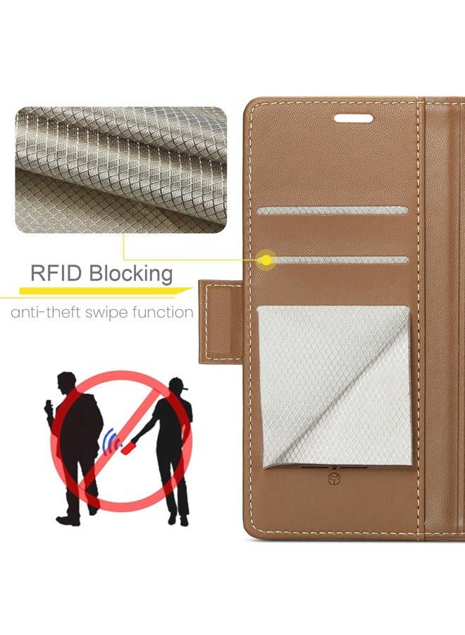 Rerzoiro حافظة لهاتف سامسونج جالاكسي A26 5G، حماية RFID، حافظة محفظة جلدية PU فاخرة، حافظة قابلة للطي مع قاعدة مغناطيسية، مقاومة للصدمات، لون بنفسجي - Image 2