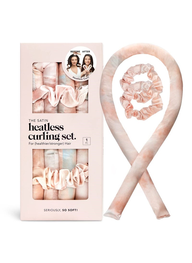 SOLARAE Heatless Hair Curler for Long Hair, Satin Heatless Curling Set, Stylish Heatless Curling Rod for Hair Styling, Hair Curler to Sleep in, Hair Curls Styling Tool for All Hair Types - Image 1