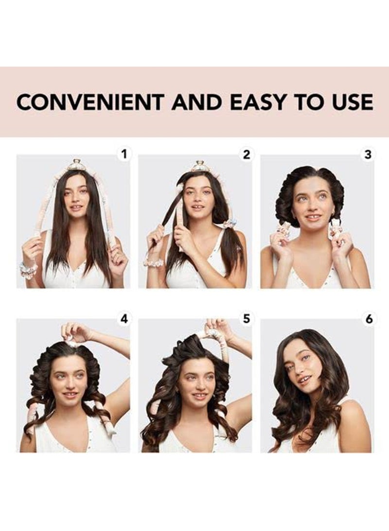 SOLARAE Heatless Hair Curler for Long Hair, Satin Heatless Curling Set, Stylish Heatless Curling Rod for Hair Styling, Hair Curler to Sleep in, Hair Curls Styling Tool for All Hair Types - Image 5