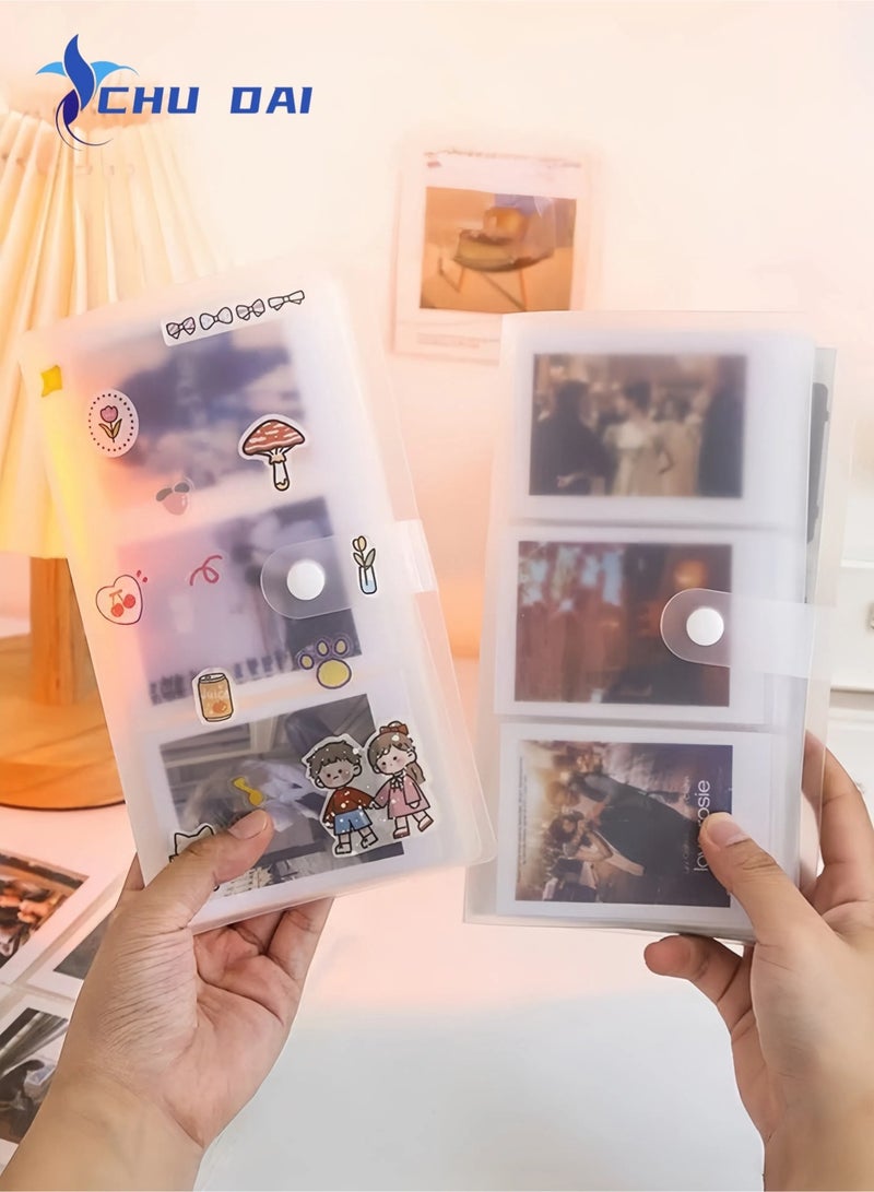 CHU DAI Mini Polaroid Photo Album 2x3 Inch 120 Pockets(240 Sheets) Photo Book for Fujifilm Instax Mini Camera Collector DIY, White - Image 5