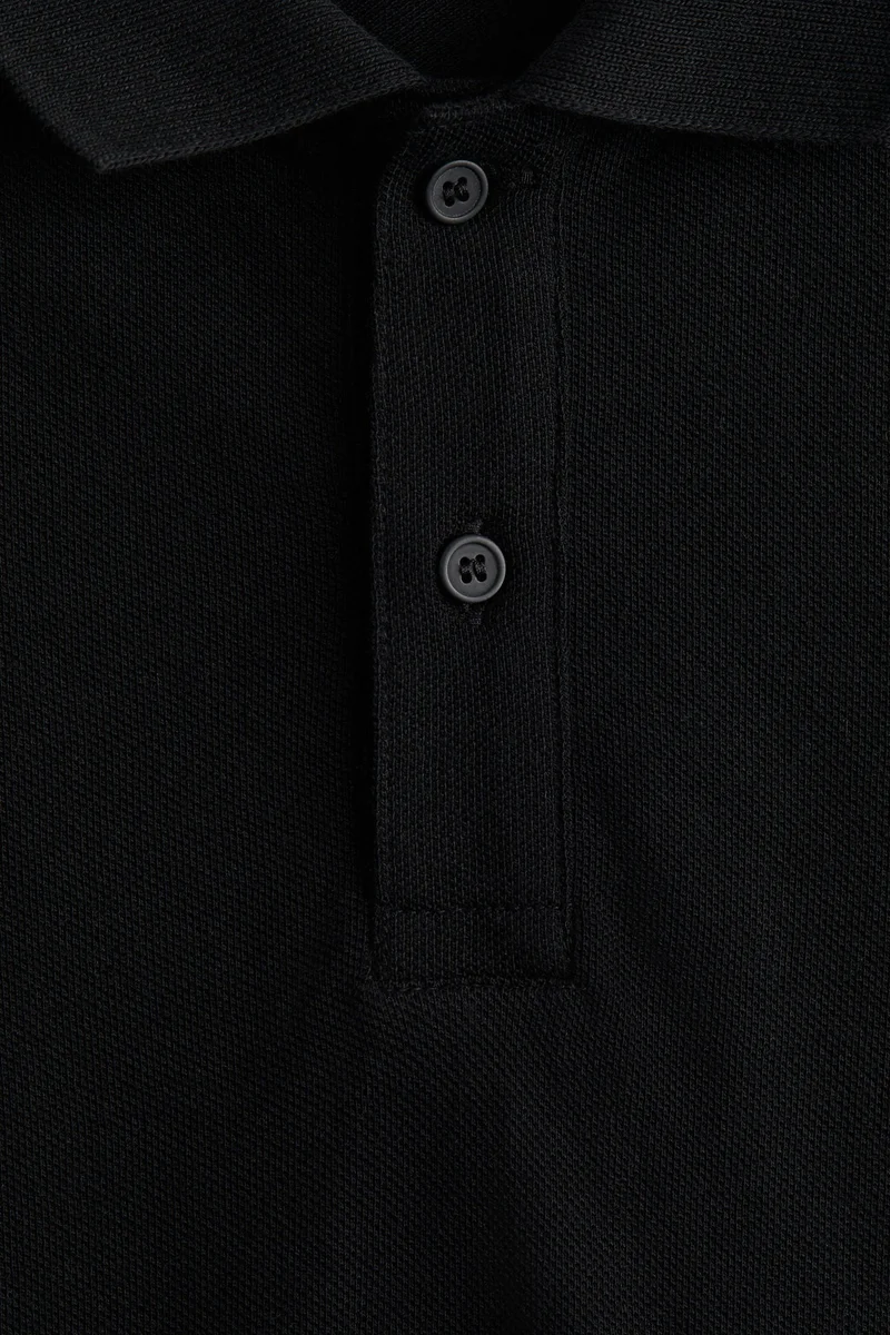 H&M Cotton piqué polo shirt