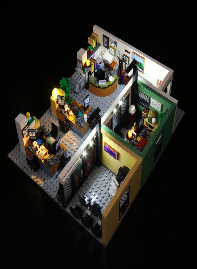 فونادو مجموعة إضاءة LED من VONADO متوافقة مع مجموعة Lego The Office 21336، إضاءة DIY متوافقة مع مجموعة Lego The Office (بدون نموذج Lego، فقط أضواء) - Image 1