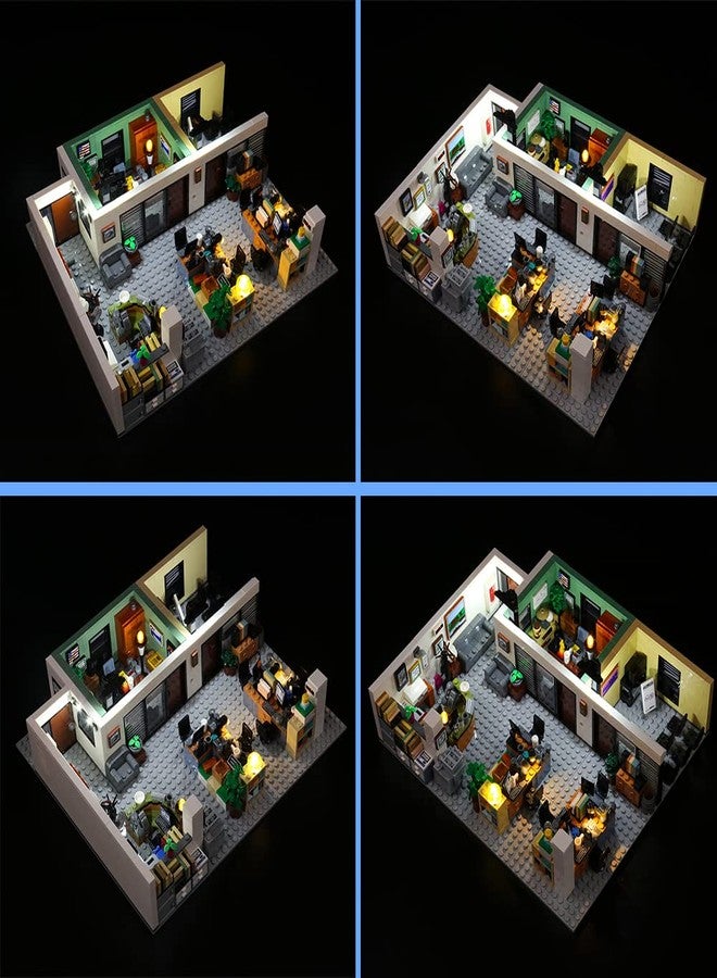 فونادو مجموعة إضاءة LED من VONADO متوافقة مع مجموعة Lego The Office 21336، إضاءة DIY متوافقة مع مجموعة Lego The Office (بدون نموذج Lego، فقط أضواء) - Image 4