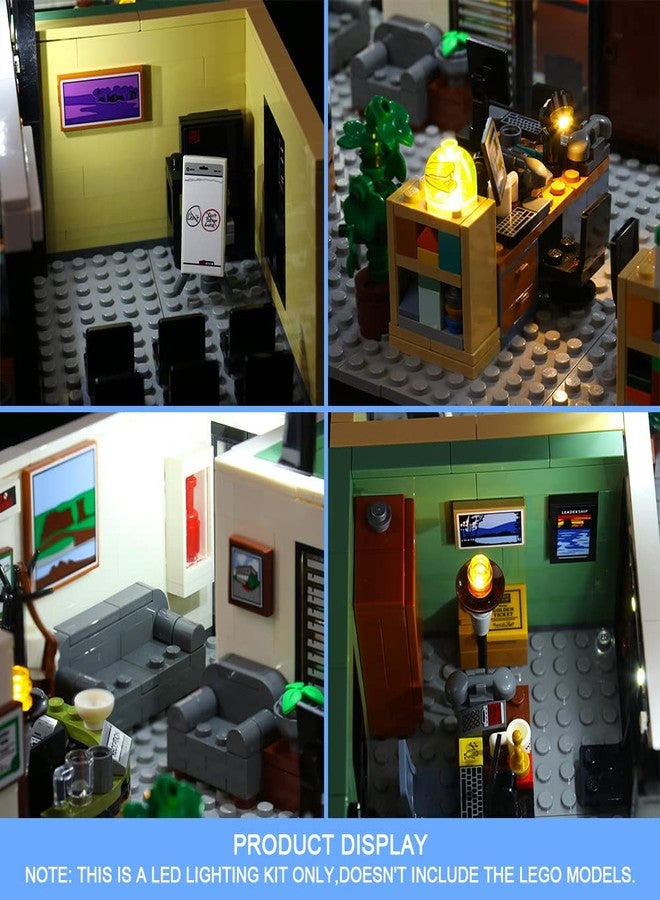 فونادو مجموعة إضاءة LED من VONADO متوافقة مع مجموعة Lego The Office 21336، إضاءة DIY متوافقة مع مجموعة Lego The Office (بدون نموذج Lego، فقط أضواء) - Image 3