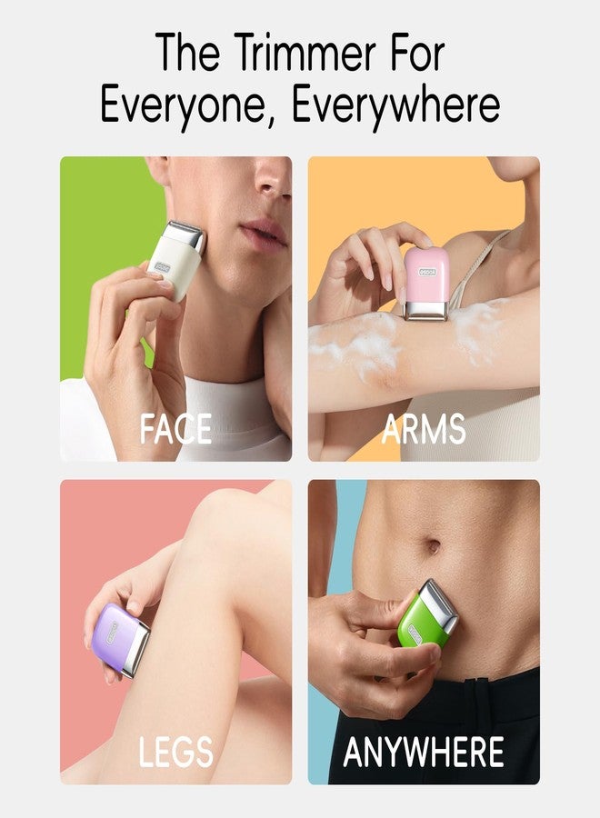 yoose Electric Razors for Women, IPX7 Alloy Body Bikini Trimmer for Women (USB-C, Trimmer Comb, Multi Shaving Modes), Portable Size, Porcelain White - Image 5