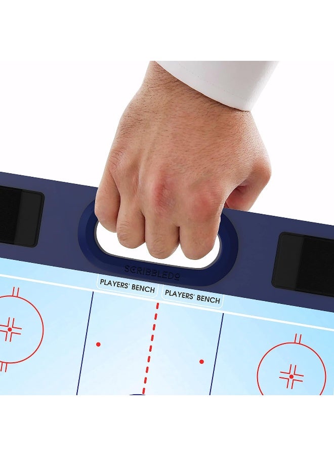Scribbledo Hockey Dry Erase Board for Coaches Double Sided Hockey Whiteboard Coaching Board Equipment - Image 3