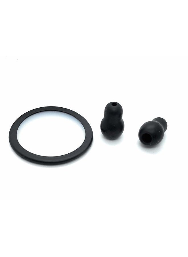 Medcore Adult Diaphragm Stethoscope Replacement for Master Classic Ii (2) + 2 Extra Earmuffs Compatible with Littmann and Other Stethoscopes. - Image 1