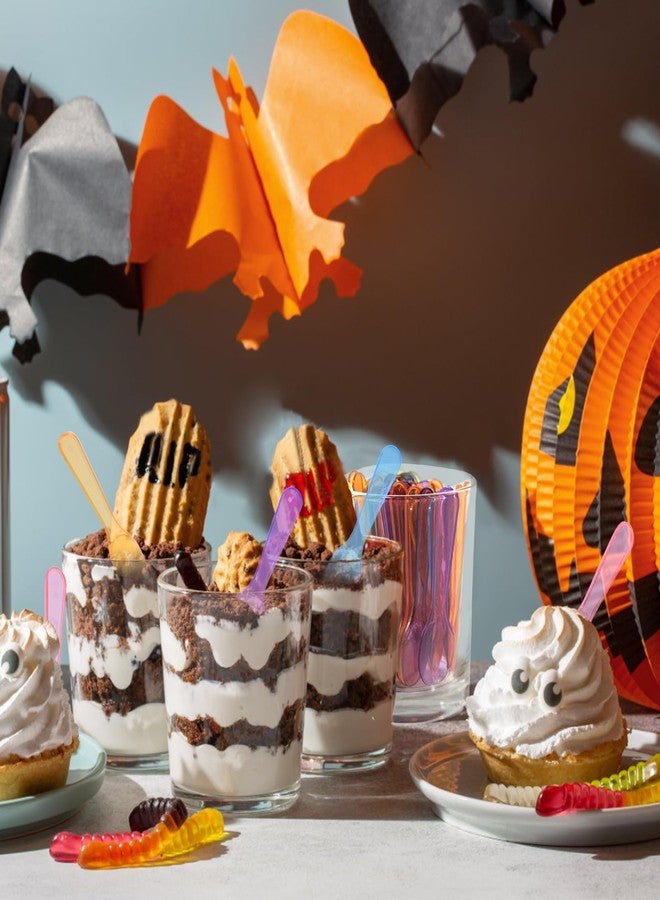 Tinsky 1000 Pack Mini Plastic Tasting Spoons Disposable Colorful 3" Small Taster Ice Cream Dessert Spoons for Party, Wedding, Christmas, Tasting Ice Cream, Dessert, Yogurt, Cake, Pudding (1000) - Image 5