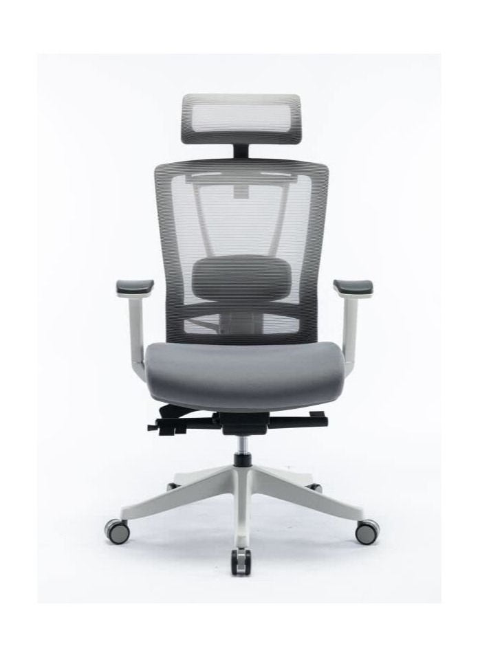 NAVODESK HALO Chair Premium Ergonomic Gaming & Office Chair with Multi Adjustable Features (Light Grey)  - Image 1