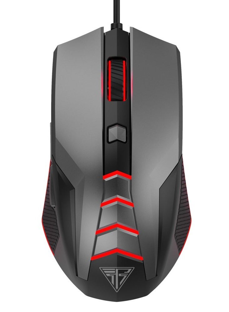 Wired Gaming Ergonomic Gaming Optical Mouse DM8800 , RGB Backlight OMRON 7N(10M) Micro Switch , 5000 DPI , fast response and enhanced durability - Black  - Image 1