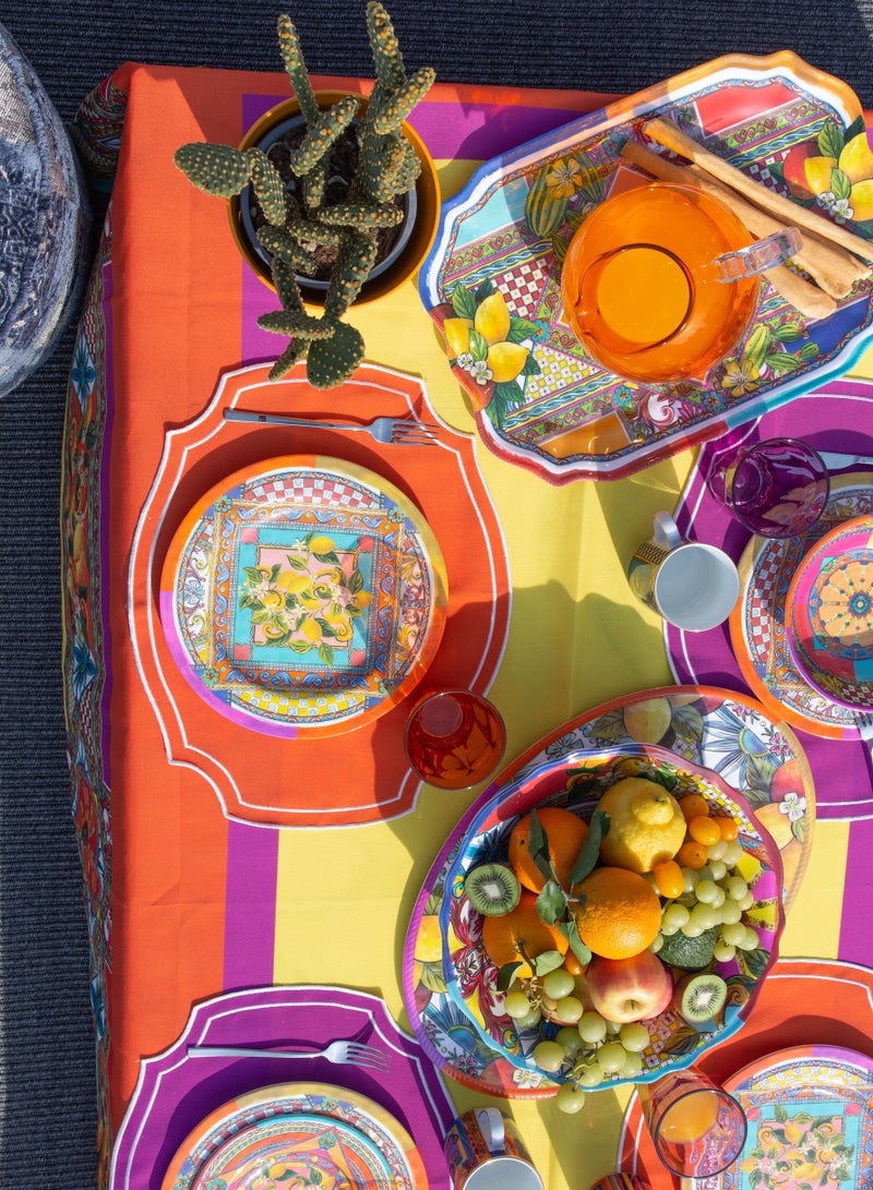 BACI MILANO - PLACEMAT 38X38 - ORTIGIA LETTER D - COTTON - Image 3