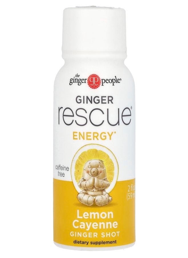 The Ginger People - Ginger Rescue Shot Lemon Cayenne 2 fl oz (59 ml) - Image 1