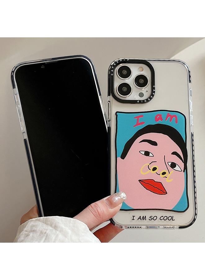 اس-توب جراب لهاتف iPhone XR بنمط توضيحي بسيط وغطاء كامل للهاتف - Image 5