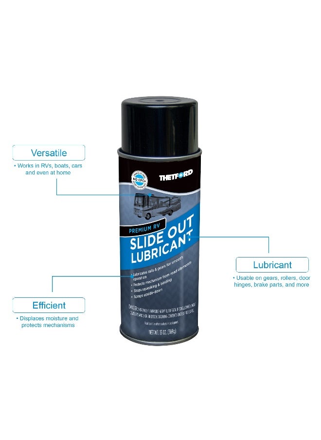 Thetford Thetford Premium RV Slide Out Lubricant 13 oz Thetford 32777  - Image 2
