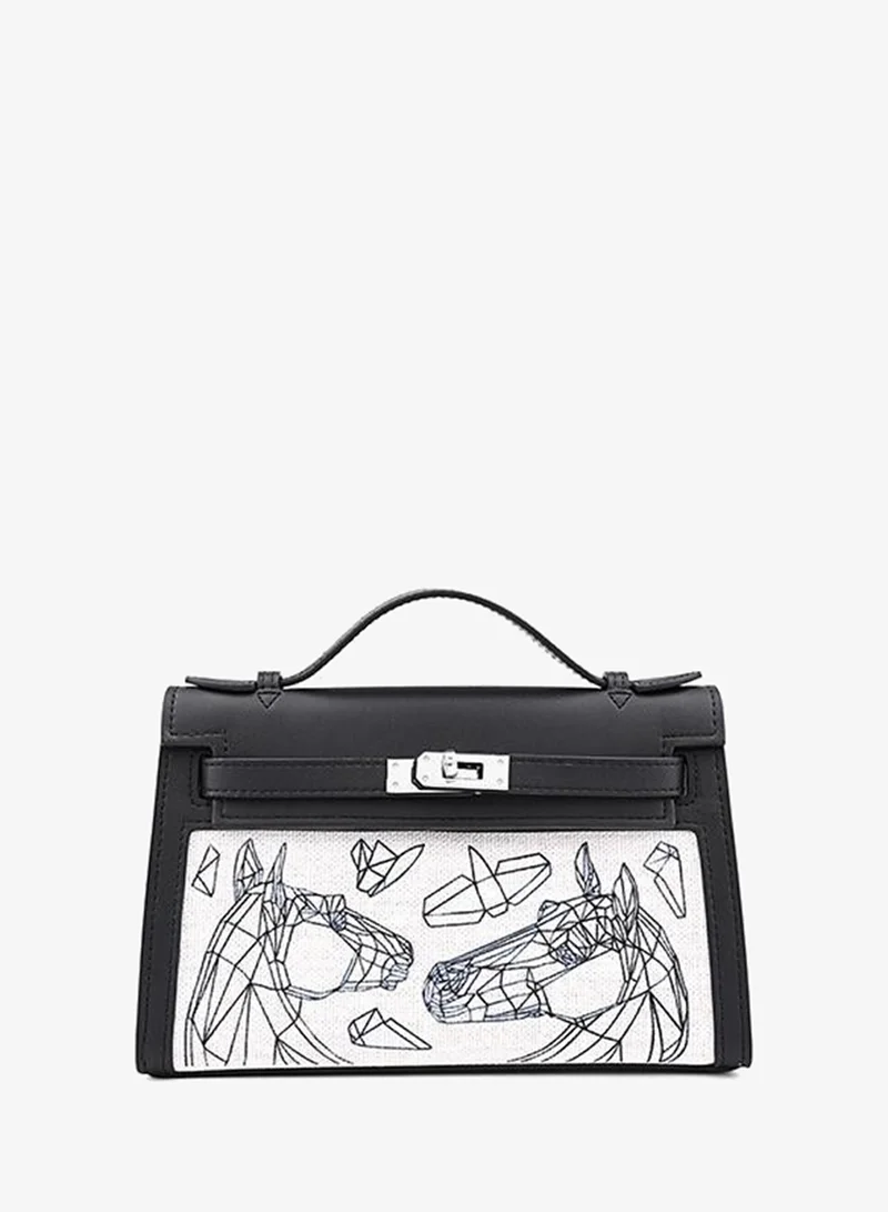 أيقون Women’s Structured Satchel Handbag