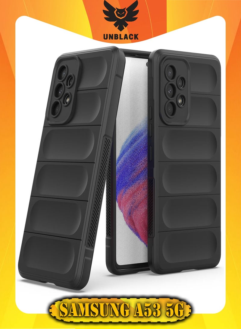 انبلاك جراب خلفي سحري متوافق مع سامسونج جالاكسي A53 الجيل الخامس 5G من انبلاك (اسود) - Image 1