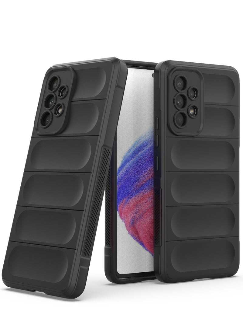 انبلاك جراب خلفي سحري متوافق مع سامسونج جالاكسي A53 الجيل الخامس 5G من انبلاك (اسود) - Image 2