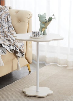 Sharpdo Creative Cream Style Petal Shape Movable Side Table, Sofa Side Table, Coffee Table, Small Round Table 51*51*56CM  - Image 2