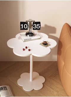 Sharpdo Creative Cream Style Petal Shape Movable Side Table, Sofa Side Table, Coffee Table, Small Round Table 51*51*56CM  - Image 4