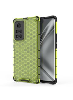 جرين تايجر جراب Honor View40 المقاوم للصدمات من مادة PC + TPU على شكل قرص العسل  - Image 2