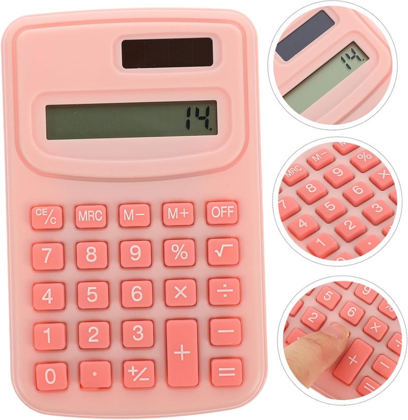 Portable Calculator for Boys and Girls Small and Girls Calculator Multi-use Calculating Gear - Image 3