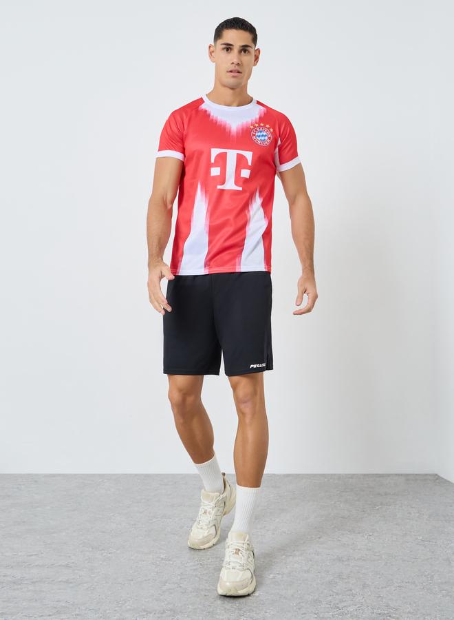 Take Two Men Logo Print Short Sleeves Sports T-Shirt - Image 2