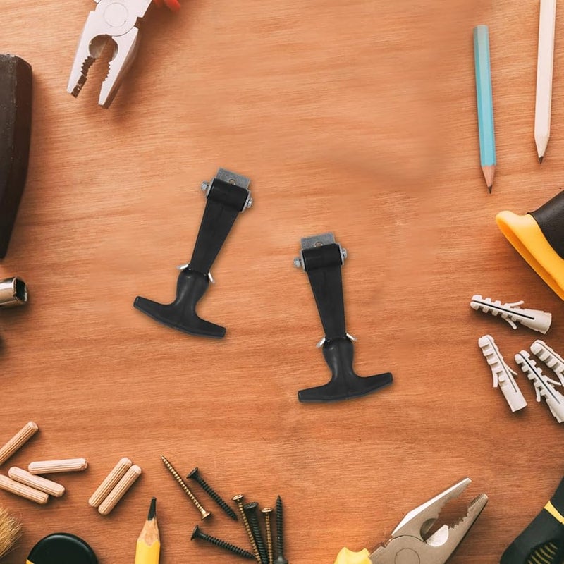 VILLCASE قطعتان من مزلاج ثقيل مرن لصندوق الأدوات والمعدات الميكانيكية قفل آمن مشبك - Image 5