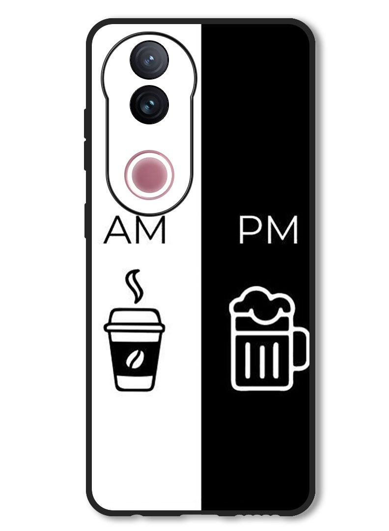 Theodor Case Compatible with Vivo V50 Protection Shockproof Bumper Cover AM - PM - Image 1