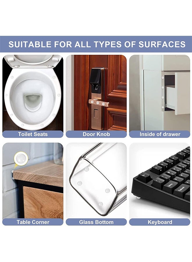 تودي جي هو أقدام مطاطية صافية، 100 قطعة من قطع الخزانة مضخمات أبواب وسادة لاصقة للأدراج خزانات لوحات القطع إطارات الصور الفوتوغرافية زجاج الطاولة قمم - Image 4