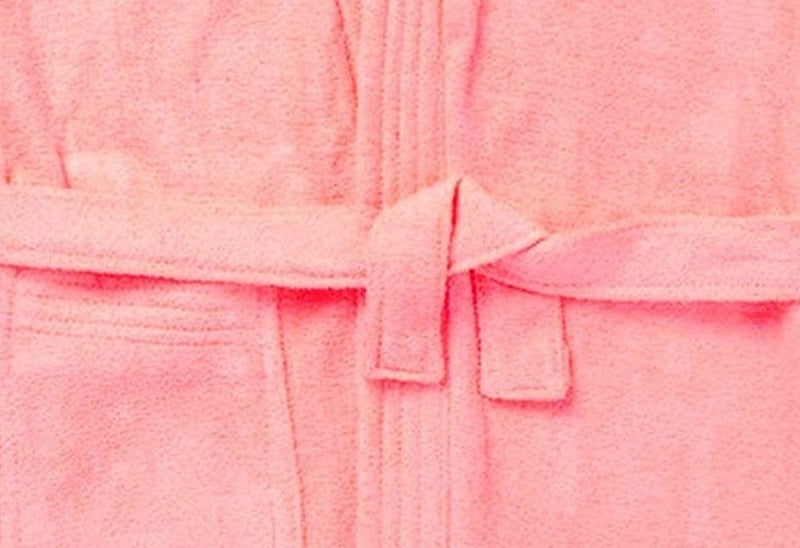 SAND DUNE Kids Baby Girls Bathrobe Terry Cotton Bathrobe Gown Half Sleeves Knee Length Pocket with Waist Belt Baby Girls Bathrobe 1 to 4 Years Age - Image 5