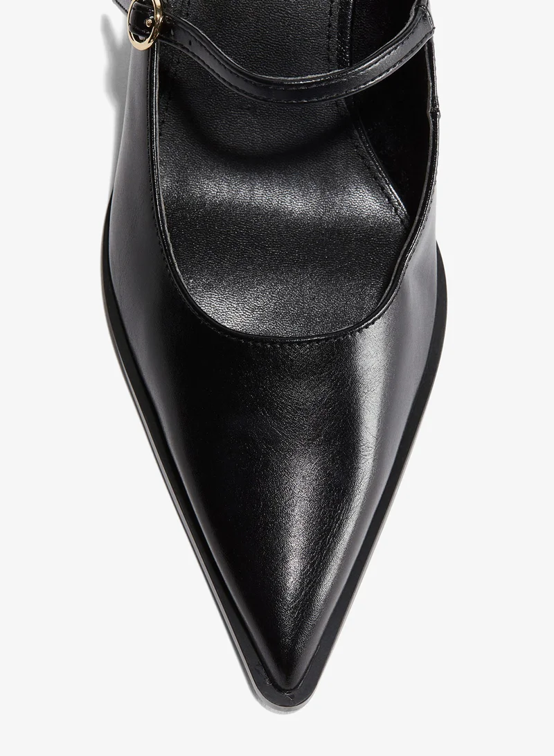 اتش اند ام حذاء كورت بنمط ماري جين