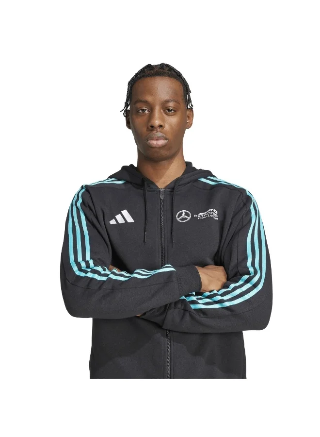 Adidas Mer Dna Fz Hd M Black Motorsport Track Tops For Men XS