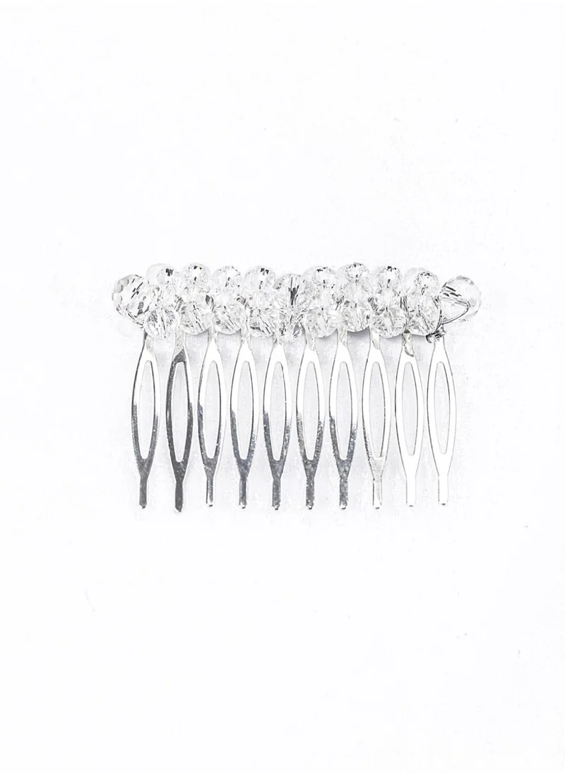 Priyaasi Women White Embellished Hair Pin