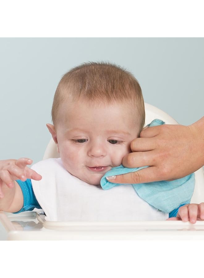 green sprouts Baby Muslin Face Cloths Organic Cotton Pack Of 5 5 Count - Image 4