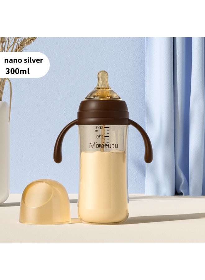 كوب ميني توتو الفم الواسع للشرب النانوي، زجاجة حليب بكوب واحد بثلاث استخدامات، حلمة بط بكوب شفط، فم شفط بسعة كبيرة