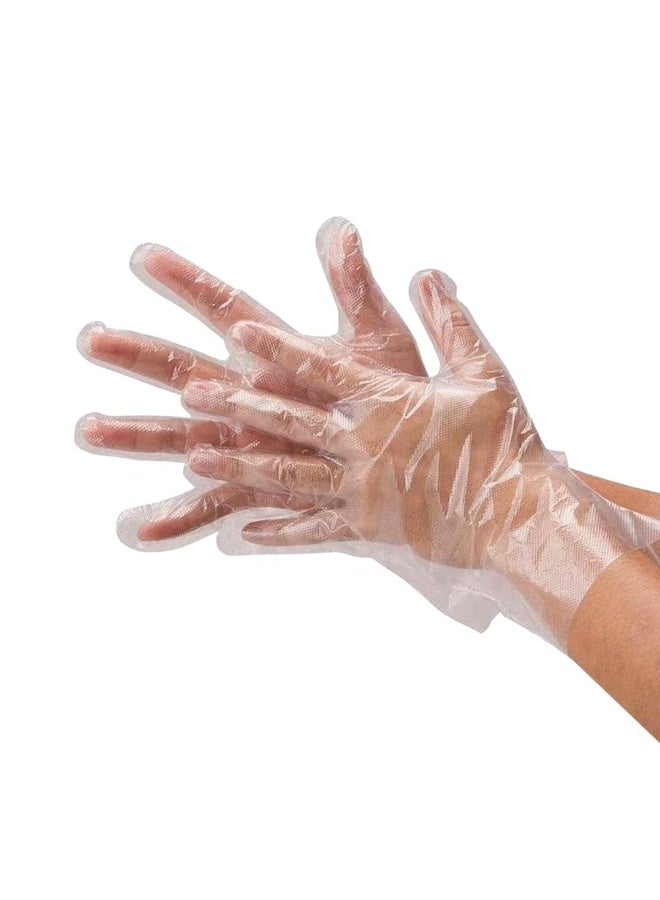Ezee Multipurpose Disposable Hand Gloves Pack of 100 | Transparent & Disposable Gloves | Universal Size Gloves | For Gardening, Cleaning and Public Areas - Image 2