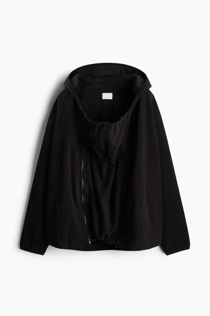 H&M MAMA Before &amp; After Babywearing fleece jacket