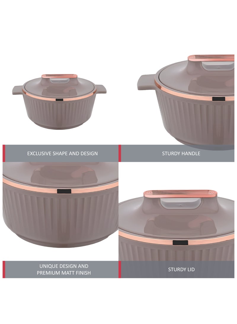 Asian Fancy Casserole Stainless Steel Insulated Hotpot 5000ML - Rose  - Image 4