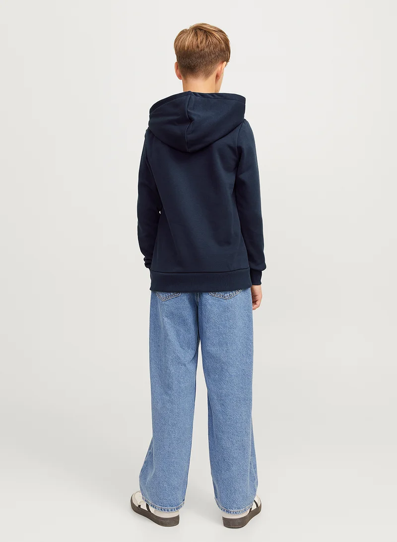 جاك وجونز جونيور Kids Graphic Print Hoodie