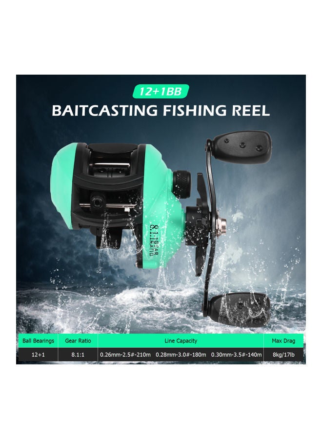 NIBEMINENT Ball Bearing Baitcasting Fishing Reel Right Hand  - Image 3