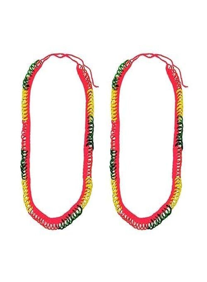 PADMAVATHI ENTERPRISES Chitti Gajula Mala, 108 Miniature Bangles Mala for Varalakshmi Pooja, Traditional Kangan Mala, Pack of 10 - Image 3