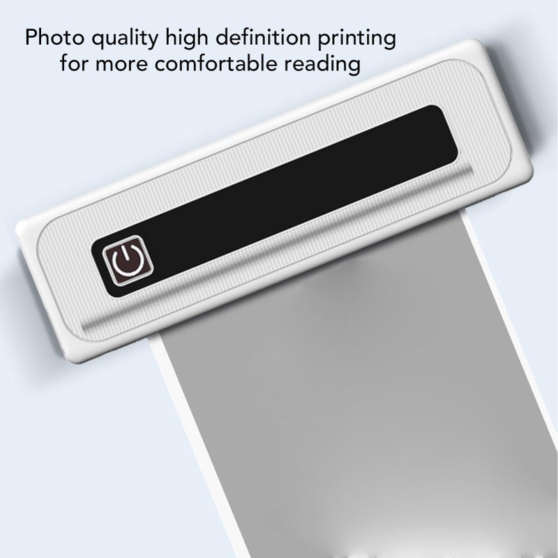 طابعة حرارية لاسلكية صغيرة محمولة 200 نقطة في البوصة صامتة للمكتب والمدرسة تدعم ورق 3.15 بوصة - Image 5