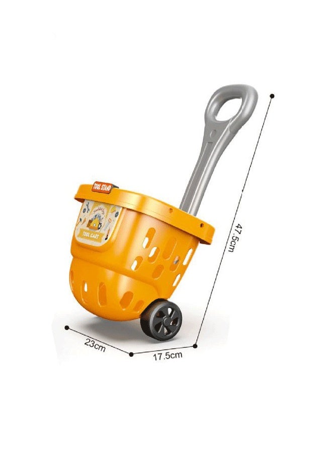 Brilliant 2in1 Pretend Play Shopping Carts Repair Kids Funny Role Play Toy Tool Set Kit - Image 4