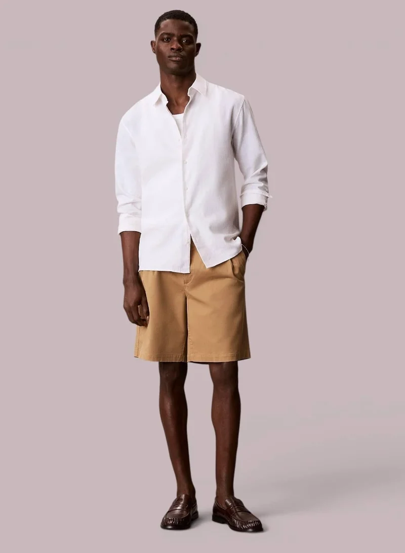 Cotton Twill Chino Shorts