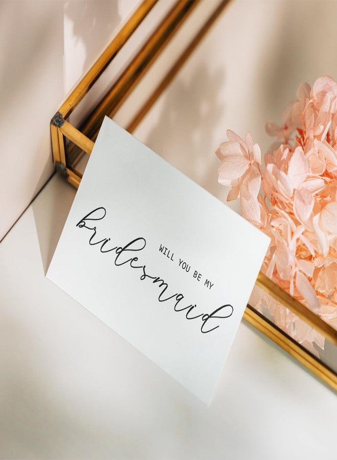 CDXHOME 14 PACK Bridesmaid Proposal Card Set |8 Will You Be My Bridesmaid | 2 Maid of Honor | 2 Flower Girl | 2 Matron of Honor Card | With Matching Envelope | 5.9x3.9 In - Image 5