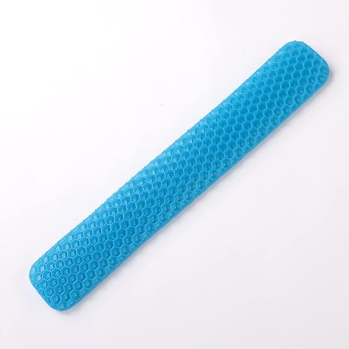Kuber Industries Keyboard Wrist Pad | Mouse Wrist Pad | Non-Slip Bottom Wrist Pad | Relieve Wrist Pain and Fatigue | Ideal for Typing and Gaming | T-D002 | Blue - Image 1