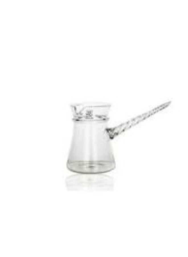 Glass Valley Heat-Resistant Glass Coffee Pot – 2-Cup Medium Size Coffee & Tea Server – Elegant Thermal Glass Carafe - Image 5